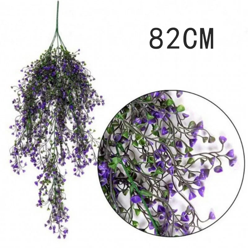 Willow Wall Hanging Plant Fake Vine Artificial Hanging Plant Home Garden Wall Decoration Fake Flowers