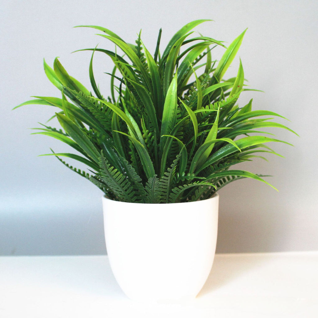 1PCS Artificial Potted Plant Scene Desktop Home Office Shelf Decor