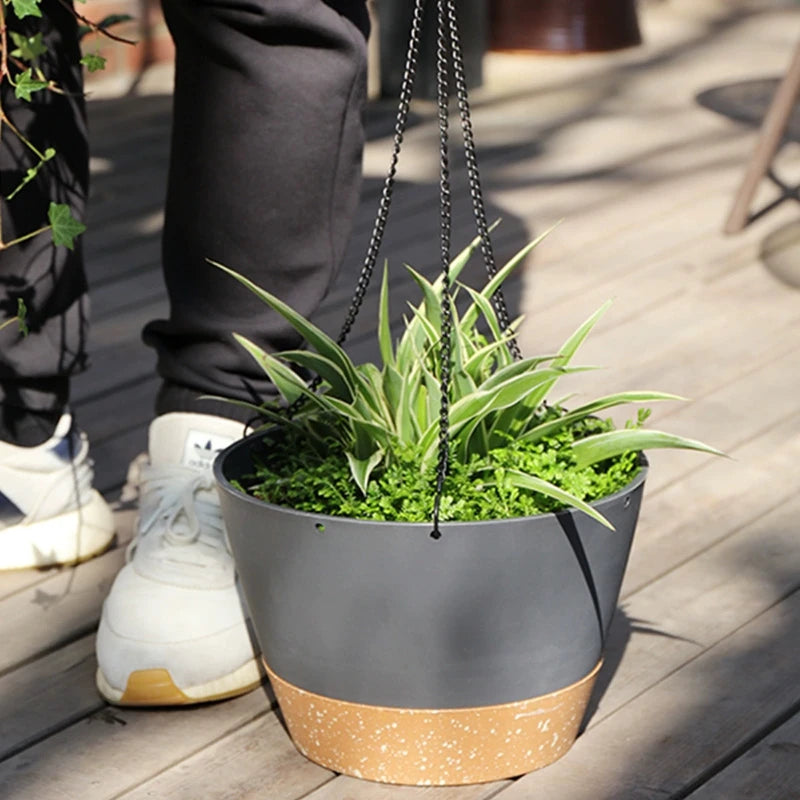 Gardening Hanging Basket Home Garden Hanging Flowerpot Indoor Wall Hanging Plant Pot Outdoor Plant Hanger Garden Storage Basket
