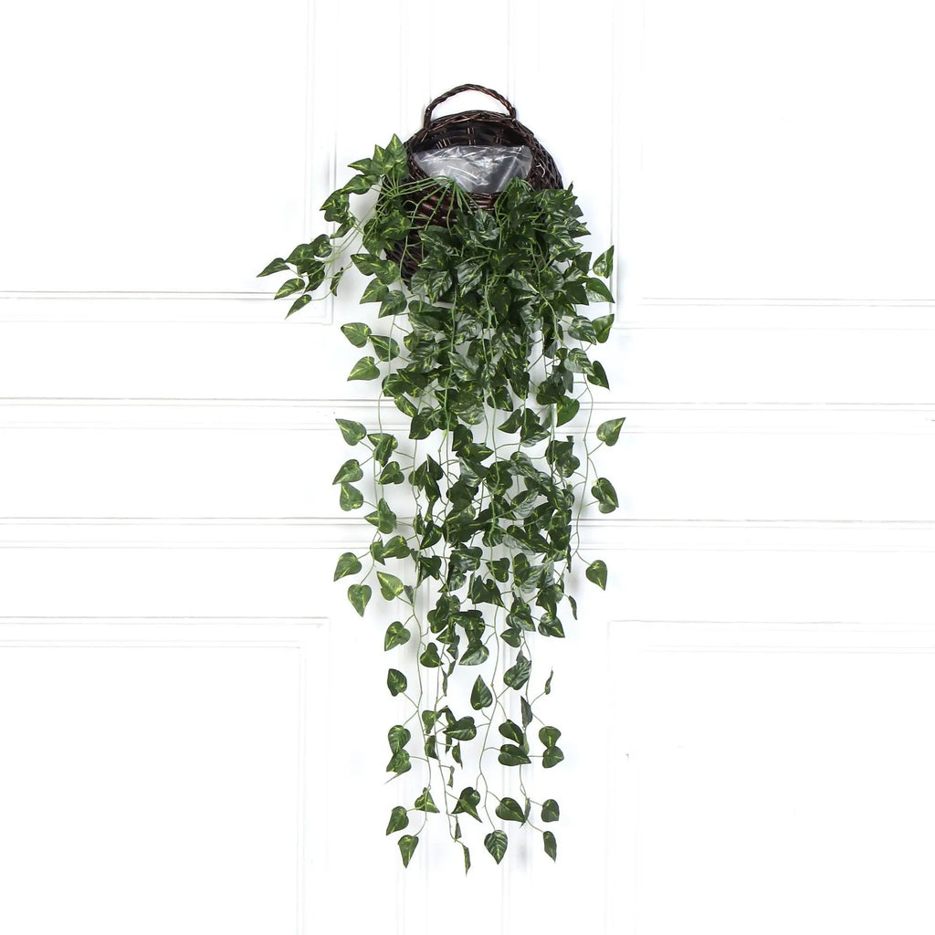 Radish Wall Hanging Plant Rattan Home Living Room Decoration Background Wall Flower Vine Plant