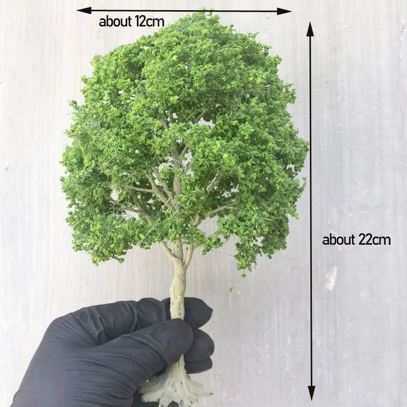 1pc 23-30cm Artifical Wire Trees Model Tree